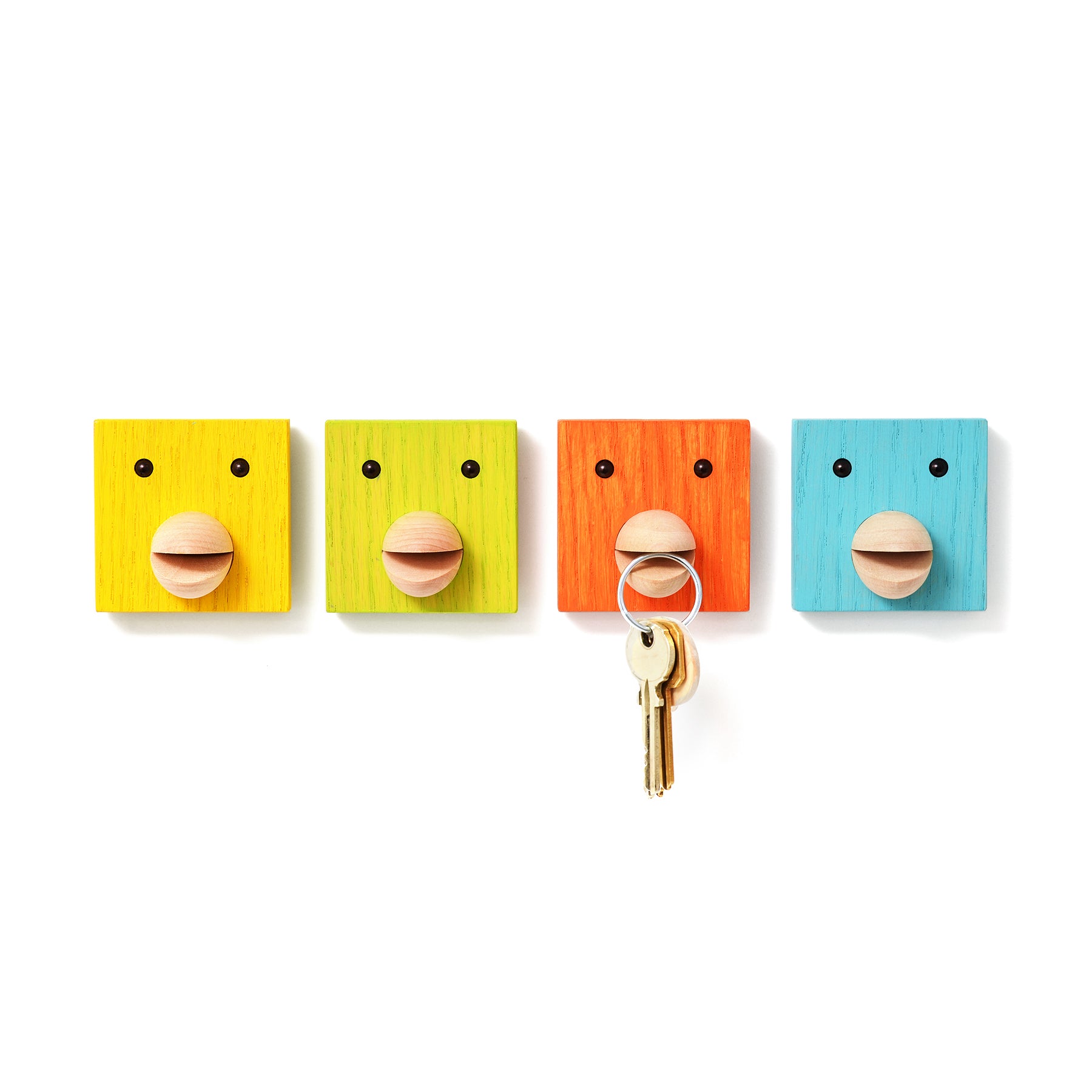Happy Bird Magnetic Key Holder modernistwood